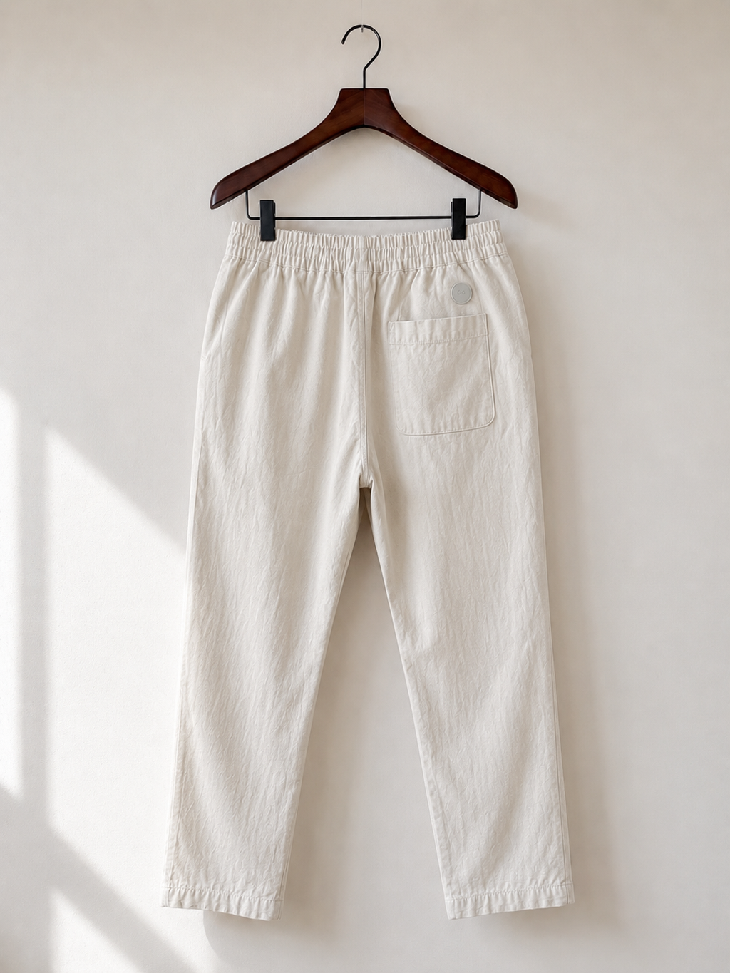 Folk Natural Beige Simpson Drawstring Trousers