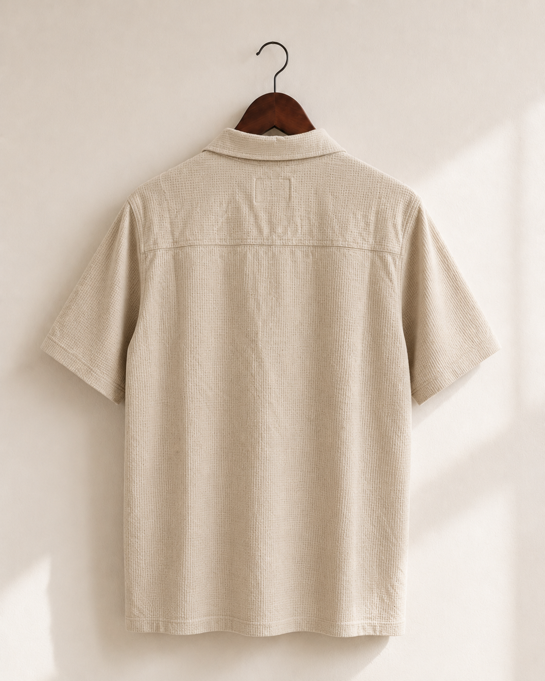 Folk Rice Revere Shirt - Ecru