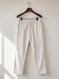 Folk Natural Beige Simpson Drawstring Trousers