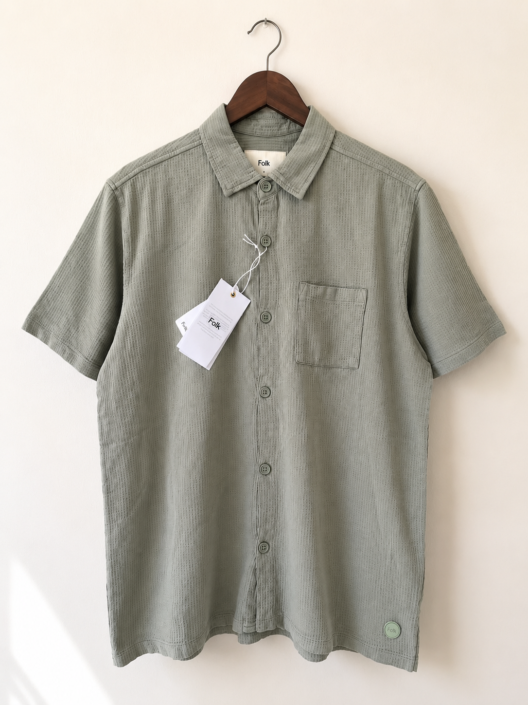Folk Rice Shirt - Sage