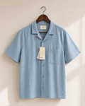 Folk Rice Revere Shirt - Blue Percy