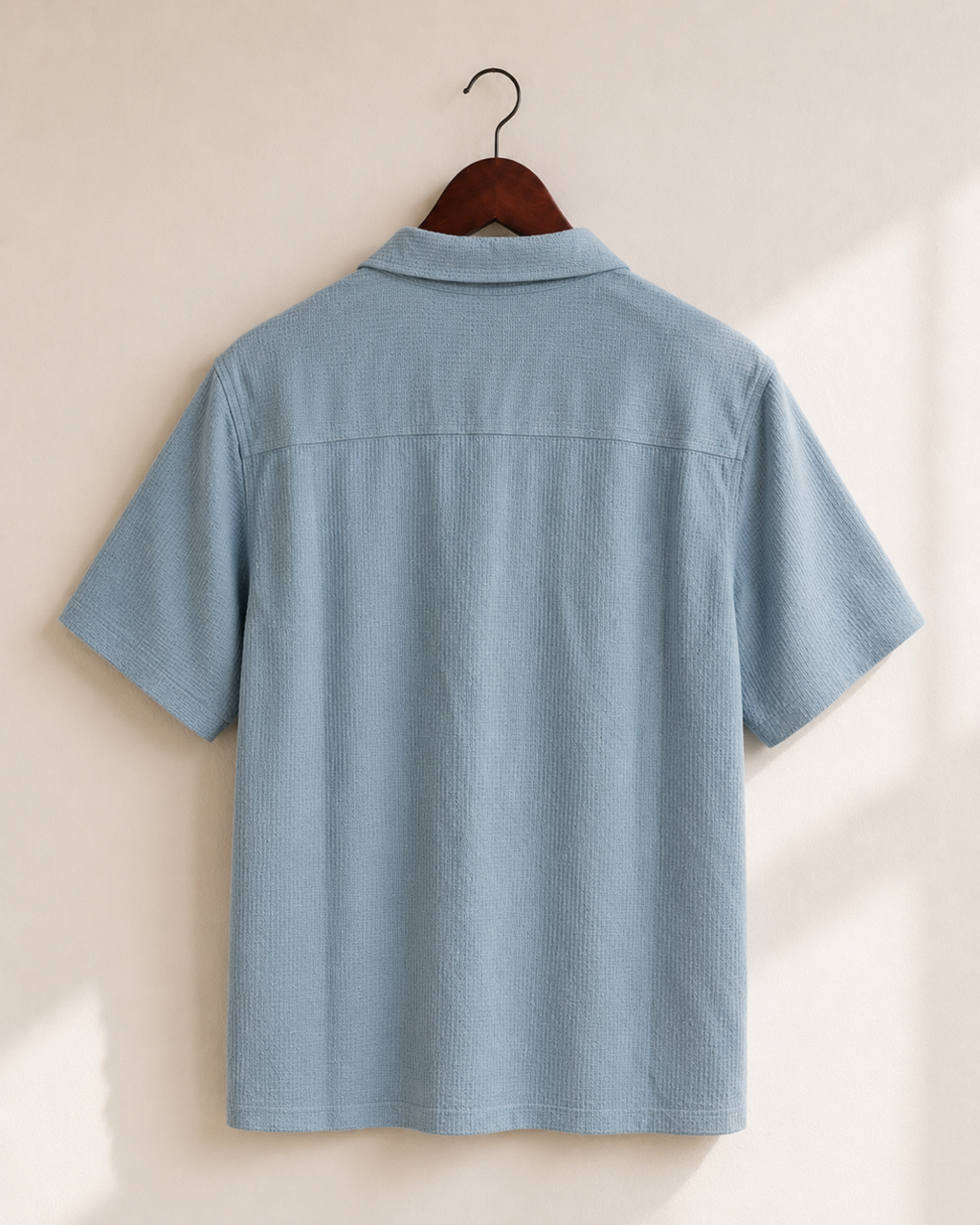Folk Rice Revere Shirt - Blue Percy
