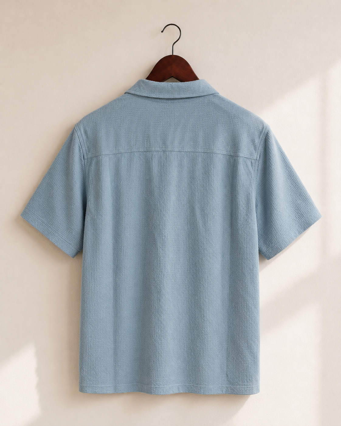 Folk Rice Revere Shirt - Blue Percy