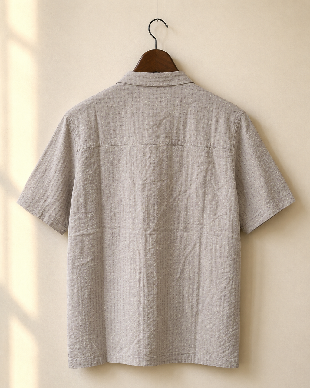 Folk Senna Short Sleeve Shirt Mushroom - back